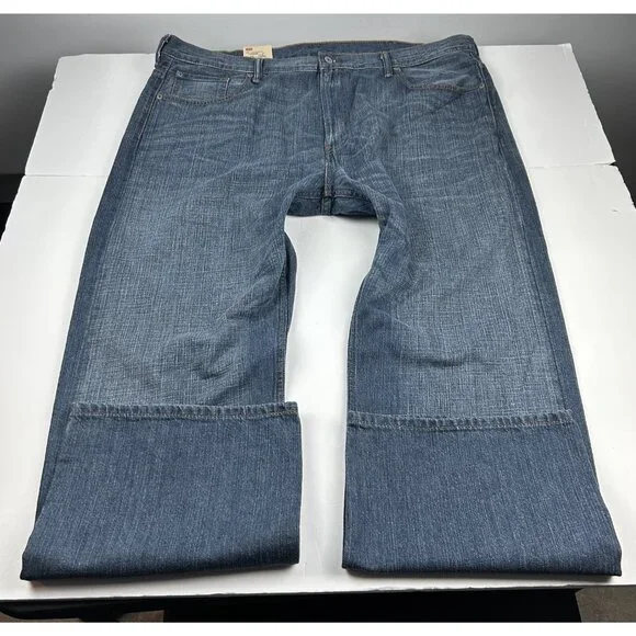 Y2K Levi's 569 Jeans Denim Pants Loose Straight Size 42x32 Dark Wash NWT Baggy - Picture 9 of 16